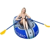 Ensemble de kayak gonflable pour canot 1 personne en PVC avec pagaie et pompe à air