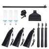 Ensemble de Kit éclairage Photo photographie professionnelle avec 5500K 135W Daylight Studio ampoule lumière Stand Square Cube Softbox Cantilever sac