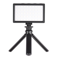 Ensemble de lampe de caméra couleur RVB LIYADI avec 50pcs perles LED Mini lumière vidéo LED rechargeable