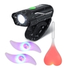 Ensemble de lumières de vélo TOMSHOO de 350 lumens à DEL