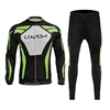 Ensemble de maillot de cyclisme Lixada pour hommes,  hiver