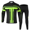 Ensemble de maillot de cyclisme Lixada pour hommes,  hiver