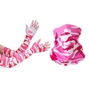 Ensemble de manches de bras de couverture de visage femmes hommes Protection solaire respirante pour le Camping cyclisme course alpinisme pêche