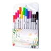Ensemble de marqueurs de 12 couleurs stylos de couleur à double pointe marqueurs d