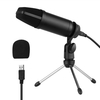 Ensemble de microphone à condensateur USB avec trépied micro pliable Cordon d