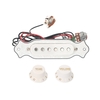 Ensemble de micros pour guitare électrique prêt à installer avec boutons de réglage de tonalité de volume jack 6, 35 mm