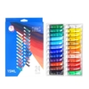 Ensemble de peinture acrylique 15 ml chaque tube pigments riches imperméables 12 couleurs fournitures d