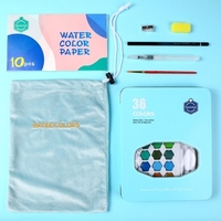 Ensemble de peinture aquarelle 36 couleurs assorties