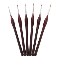 Ensemble de pinceaux de détail Pinceaux de peinture professionnels miniatures d