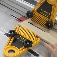 Ensemble de planches de plumes polyvalentes pour scies à Table Machine de gravure sur bois Double plumes à onglet fente pour menuiserie