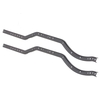 Ensemble de rail de châssis de poutre de cadre en métal pour SCX10 90027 et SCX10 II 90046 90047 1/10 RC Crawler