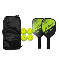 Ensemble de raquettes de pickleball 2 raquettes et 4 boules de pickleball avec sac de rangement