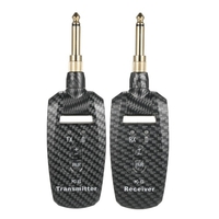 Ensemble de récepteurs et émetteurs de guitare sans fil UHF portables