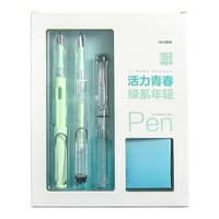 Ensemble de stylo-plume 0.38mm pointe fine avec 12 cartouches d