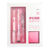 Ensemble de stylo-plume 0.38mm pointe fine avec 12 cartouches d