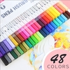 Ensemble de stylos pinceaux à double pointe aquarelle Fine Liner