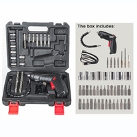 Ensemble de tournevis électrique 47PCS 3.6V Kit de tournevis perceuse électrique sans fil