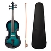 Ensemble de violon acoustique fait à la main 4/4 pleine grandeur tilleul et érable et brésil bois rond et matériau en alliage
