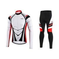 Ensemble de vêtements de cyclisme en polaire thermique pour homme Lixada pour hommes