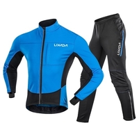 Ensemble de vêtements de cyclisme Lixada Men Winter