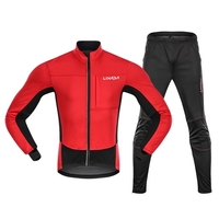 Ensemble de vêtements de cyclisme Lixada Men Winter