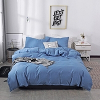 Ensemble trois pièces avec housse de couette taie d