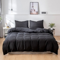Ensemble trois pièces avec housse de couette taie d