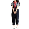 Ensembles de survêtements en vrac de femmes réelles Poches sans manches pleines Pattes larges Chaussures de bain décontractées Playsuits Rompers