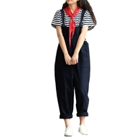 Ensembles de survêtements en vrac de femmes réelles Poches sans manches pleines Pattes larges Chaussures de bain décontractées Playsuits Rompers