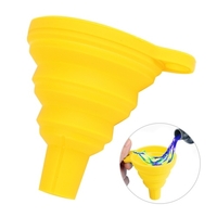 Entonnoirs pliables en silicone à petit entonnoir