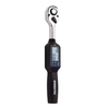 ES2-006AN Clé dynamométrique numérique portable 1/4 pouce grand écran avec rétroéclairage sonore Alarme LED Mesure des pics en temps réel Quatre unités de commutation Clé dynamométrique pratique multifonctionnelle