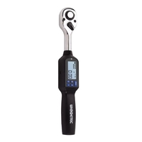 ES2-006AN Clé dynamométrique numérique portable 1/4 pouce grand écran avec rétroéclairage sonore Alarme LED Mesure des pics en temps réel Quatre unités de commutation Clé dynamométrique pratique multifonctionnelle