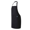 Esonmus 1 PC Velours de peau de pêche Tablier à bavette réglable souple Tablier de cuisine résistant à l