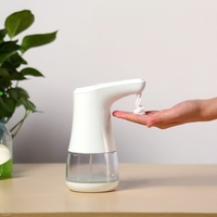 esonmus Distributeur automatique de savon en mousse Capteur de mouvement infrarouge mains libres sans contact Distribution de mousse réglable