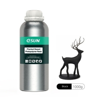 eSUN Résine rapide à base de plantes 405 nm LCD à polymérisation UV,  1000 g noir