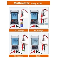 ET618 testeur de câble réseau portable avec affichage LCD analogues recherche numérique POE Test câble appairage sensibilité réglable