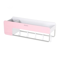 Etagère de salle de bain Ecoco Etagère de rangement murale pour organisateur de douche