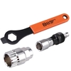 Extracteur de manivelle de vélo extracteur de support de pédalier avec clé de 16mm outil de retrait de manivelle de vélo Kit d