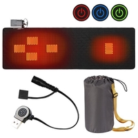 Extérieur USB Chauffage Tapis de Couchage Isolation Camping Matelas de Couchage Chauffant Sac de Couchage Matelas