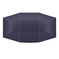 Extérieur voiture véhicule tente voiture pare-soleil couverture Snap boucle ultraviolet preuve Polyester couverture sans support