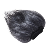 EY-M23 fourrure extérieure Microphone pare-brise artificielle Muff Wind Cover