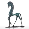 Eygpt Cheval Tomfeel Brozne Sculpture Copper Horse Décoration Sculpture