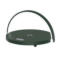 EZVALO lampe de bureau de musique de charge sans fil gradation à trois vitesses BT 5.0 haut-parleur de type c support de téléphone de charge décoration d