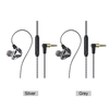F5 6D Écouteurs 3.5mm Sport Casque Stéréo Basse Métal Wired Gaming Écouteurs avec Micro In-Ear Headset