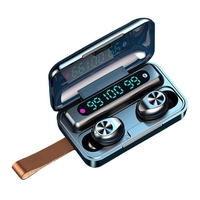 F9-11 Mini écouteurs intra-auriculaires BT avec réduction du bruit de base stéréo 9D IPX7 écouteurs de sport étanches
