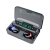 F9-5 Écouteurs True Wireless Casque Bluetooth 5.1 Écouteur Casque étanche 9D Stéréo avec sortie USB Affichage numérique LED