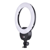 FalconEyes FLC-55 Lampe fluorescente vidéo à anneau de 16 pouces 55W 5600K Lampe à portrait studio avec éclairage blanc + 2m / 6.6ft Lampe à photocomposer avec vis de 1/4 "+ Clip réglable de support de téléphone Andoer avec trou de vis 1/4&qu