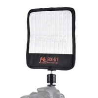 FalconEyes RX-8T 16W Mini LED Light Dimmable 5600K CRI94 Tissu flexible en caméra Lampe Daylight Splashproof pour studio vidéo Photographie