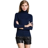 Fashion Winter Women Sweater Tricots manches longues à manches de tortue
