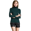 Fashion Winter Women Sweater Tricots manches longues à manches de tortue